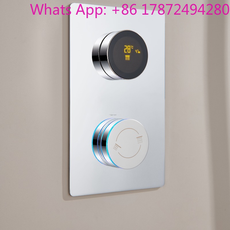 Concealed Thermostatic Shower System Set - WiFi APP Control Concealed Shower Set