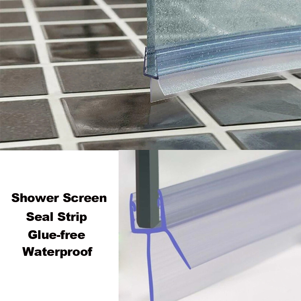 Shower Door Bottom Seal Strip Sweep - 20mm Shower Screen Seal Strip PVC
