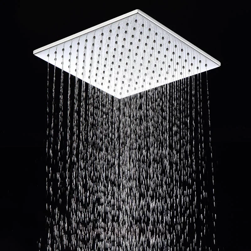 Shower Arm Ceiling Mount Brass Chrome - Brass Bathroom Shower Head Chrome Square