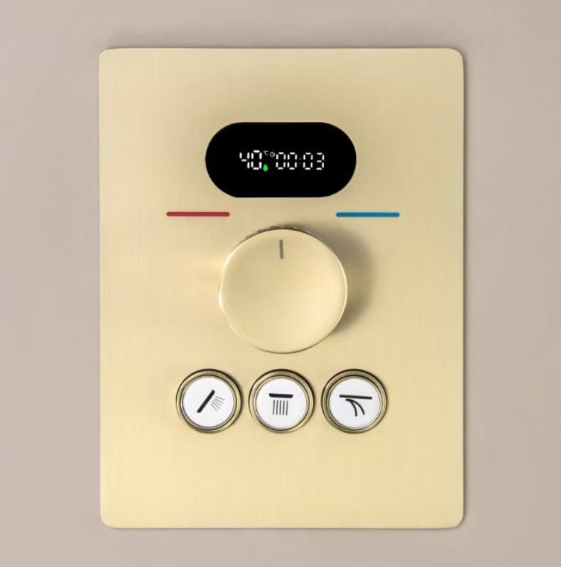 Thermostatic Shower Faucet Valve 3 Way - 3 way digital Shower Mixer Valve