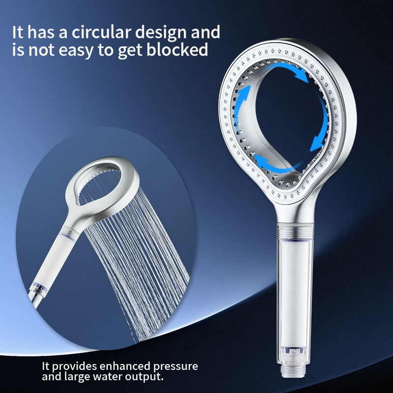 Handheld Shower Head High Pressure Filter - Ring Design High Pressure With Filter