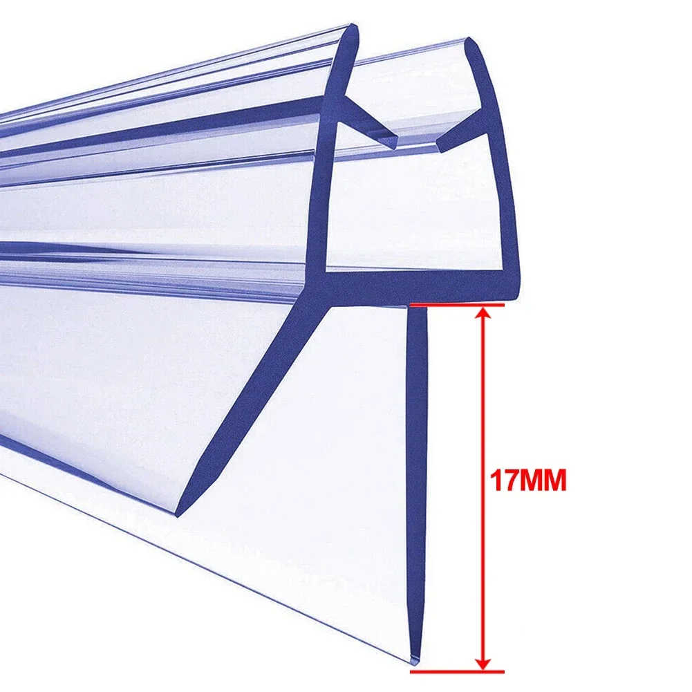 Shower Door Bottom Seal Strip Sweep - 2pcs Bathroom Shower Screen Door Seal
