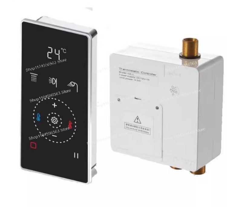 Digital Black LED Shower Contr - Thermostatic Mixing Valve Digital Display recension och pris