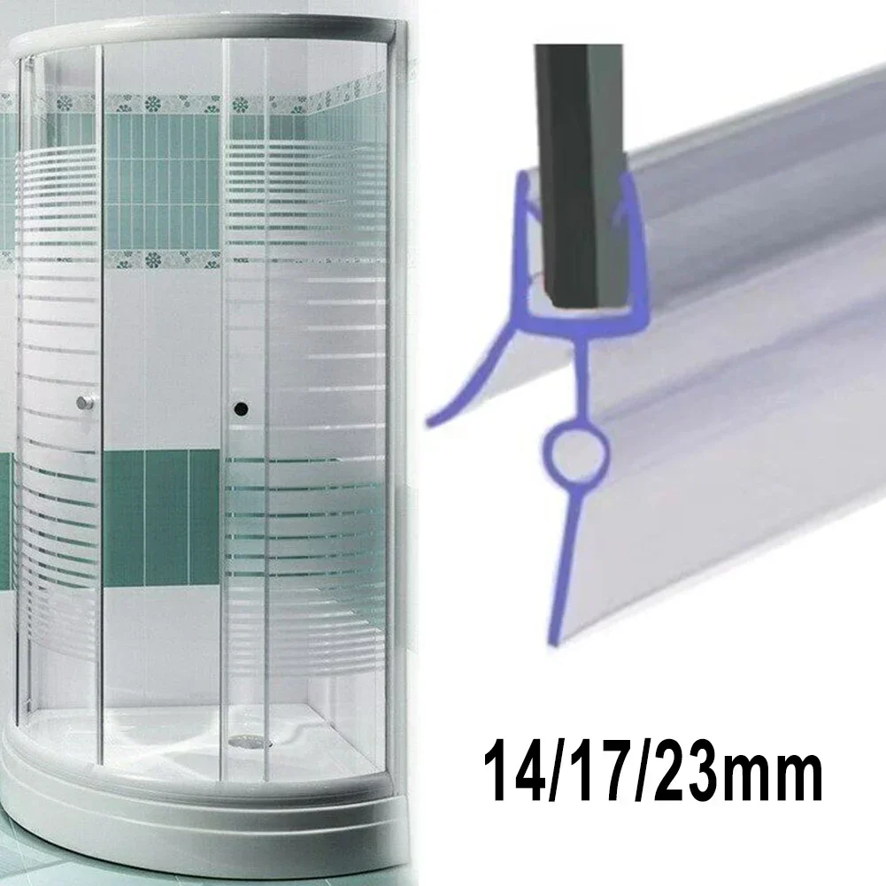2pcs 50cm Silicone Shower Barr - Shower Door Bottom Seal Strip Sweep recension och pris