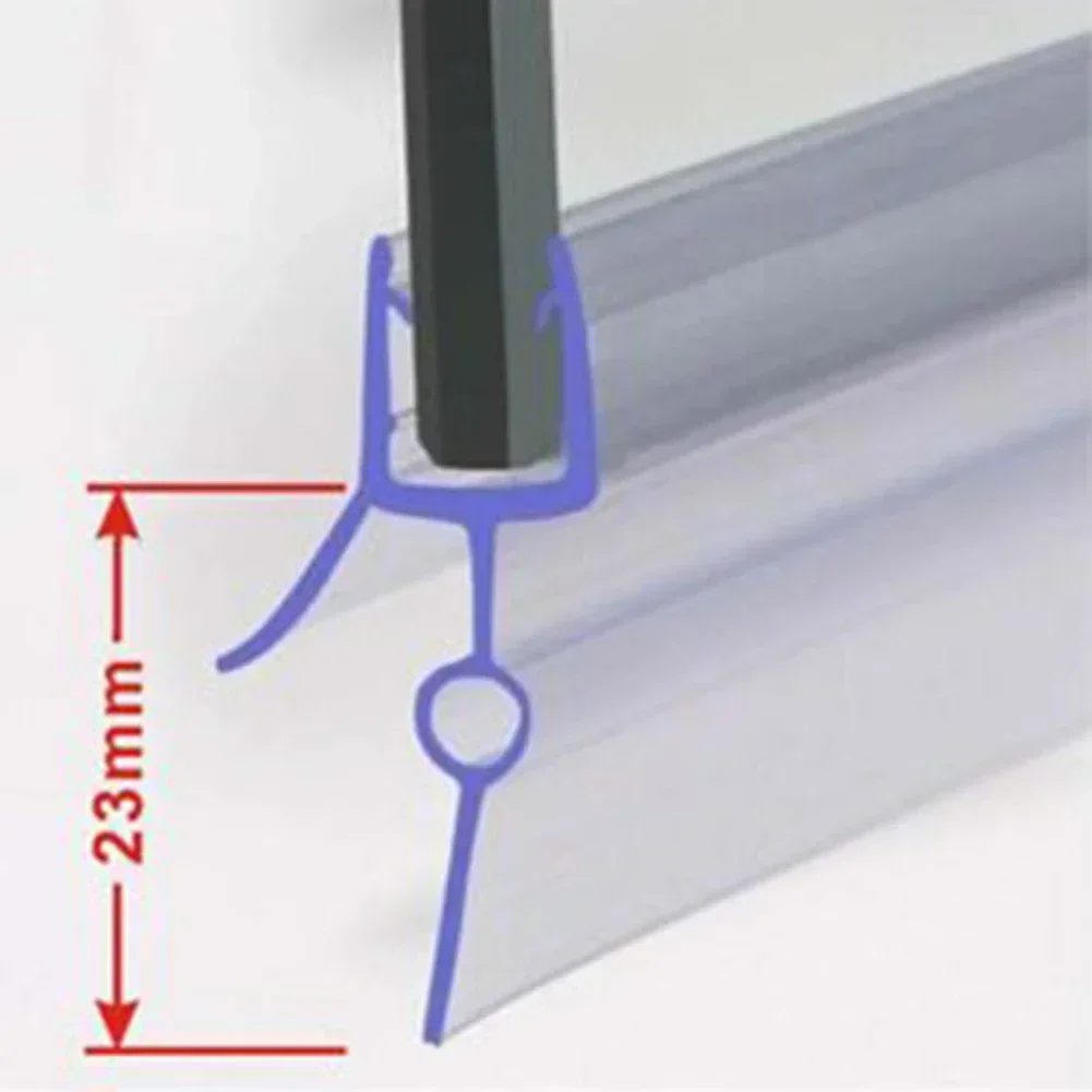2pcs 50cm Silicone Shower Barr - Shower Door Bottom Seal Strip Sweep recension och pris