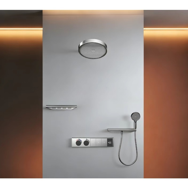 Brass Tee Thermostatic Shower  - Thermostatic Mixing Valve Digital Display recension och pris