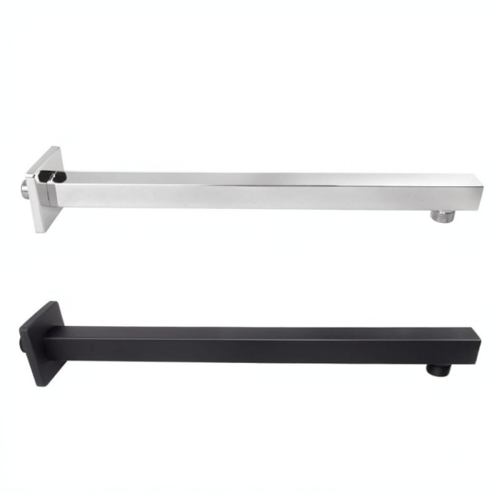 Modern Matte Black Square Show - Rainfall Shower Head Ceiling Mount 16 Inch recension och pris