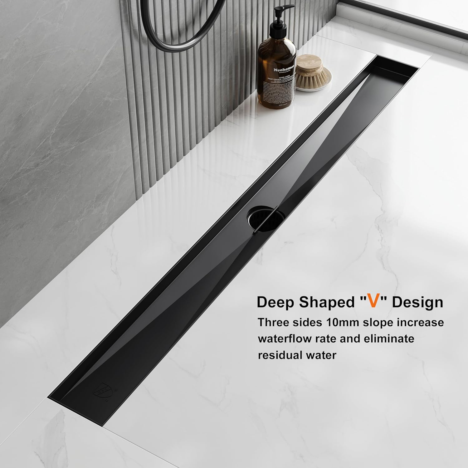 Australian Watermark Modern Ch - Linear Shower Drain Stainless 304 Tile In recension och pris