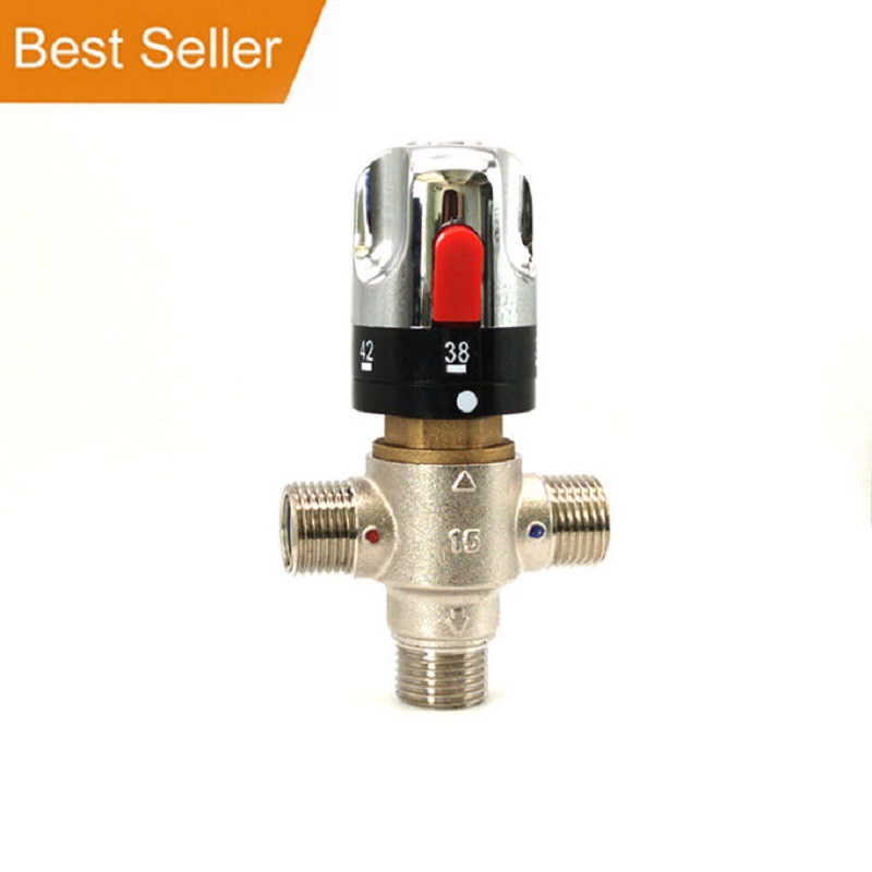 DN15 Thermostatic Water Mixing - Thermostatic Shower Faucet Valve 3 Way recension och pris