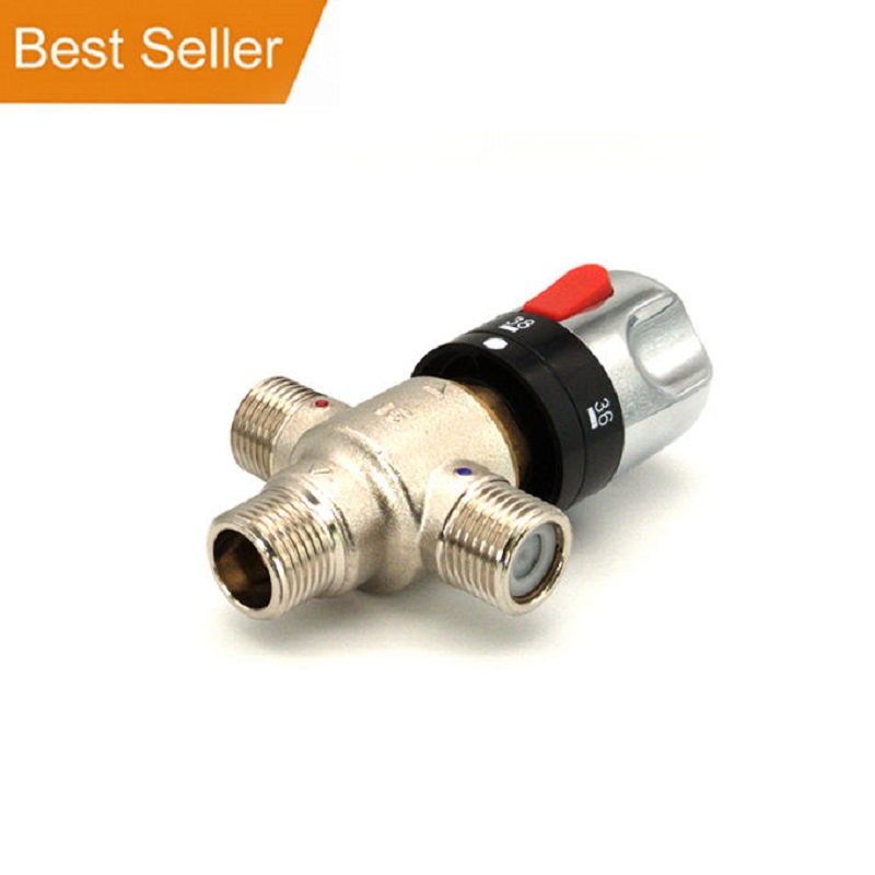 DN15 Thermostatic Water Mixing - Thermostatic Shower Faucet Valve 3 Way recension och pris