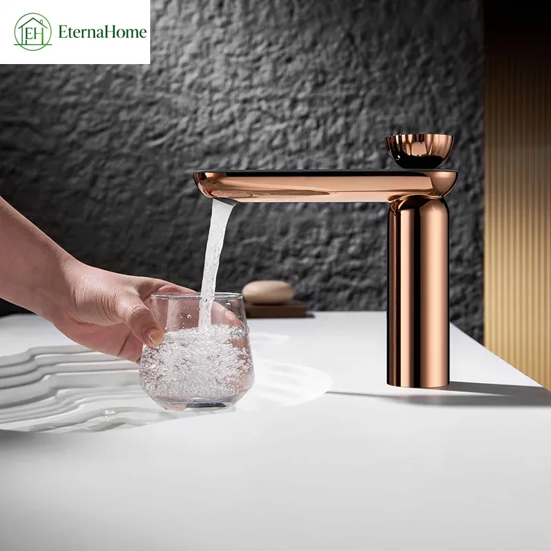 Basin Faucets Black/Gold/Gun G - Thermostatic Mixing Valve Digital Display recension och pris