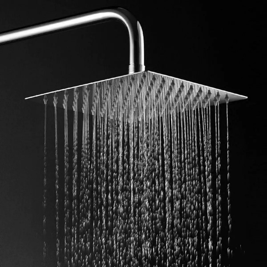 8/10/12/16 Inch 304 Stainless  - Rainfall Shower Head Ceiling Mount 16 Inch recension och pris