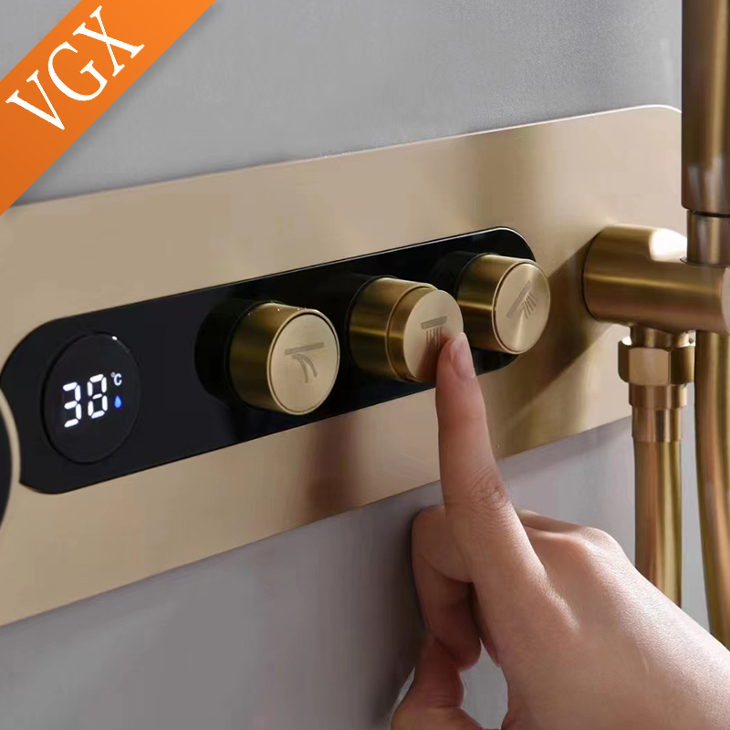 VGX Concealed Thermostatic Sho - Concealed Thermostatic Shower System Set recension och pris