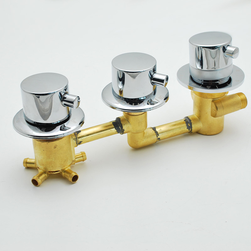 New Triple Handle Thermostatic - Thermostatic Shower Faucet Valve 3 Way recension och pris