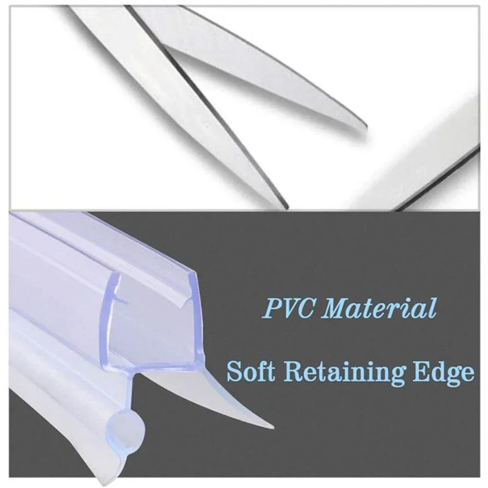 14/17/23mm Shower Screen Seal  - Shower Door Bottom Seal Strip Sweep recension och pris