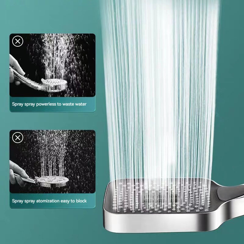 3 Modes Handheld showerhead wi - Handheld Shower Head High Pressure Filter recension och pris