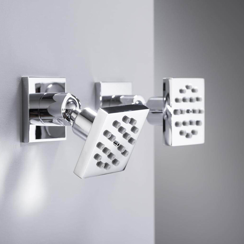 Brass Square Body Jet 2 Functi - Shower Body Jet Massage Spray Square recension och pris