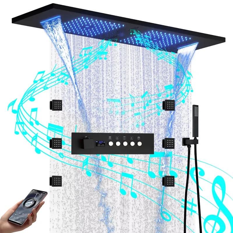 Smart Ceiling Rain Shower Set  - Concealed Thermostatic Shower System Set recension och pris