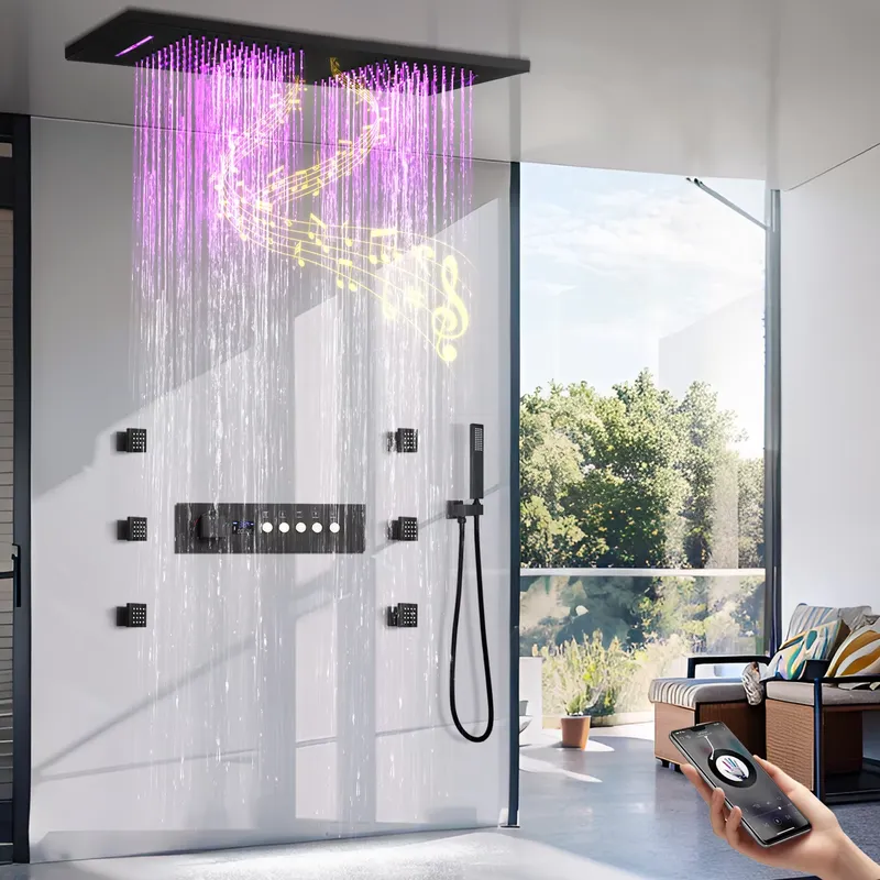 Smart Ceiling Rain Shower Set  - Concealed Thermostatic Shower System Set recension och pris