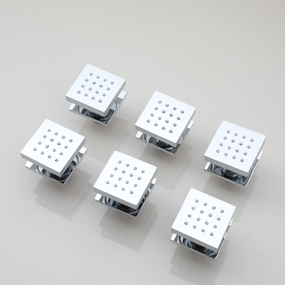 ZAPPO Solid Brass Concealed Sh - Shower Body Jet Massage Spray Square recension och pris
