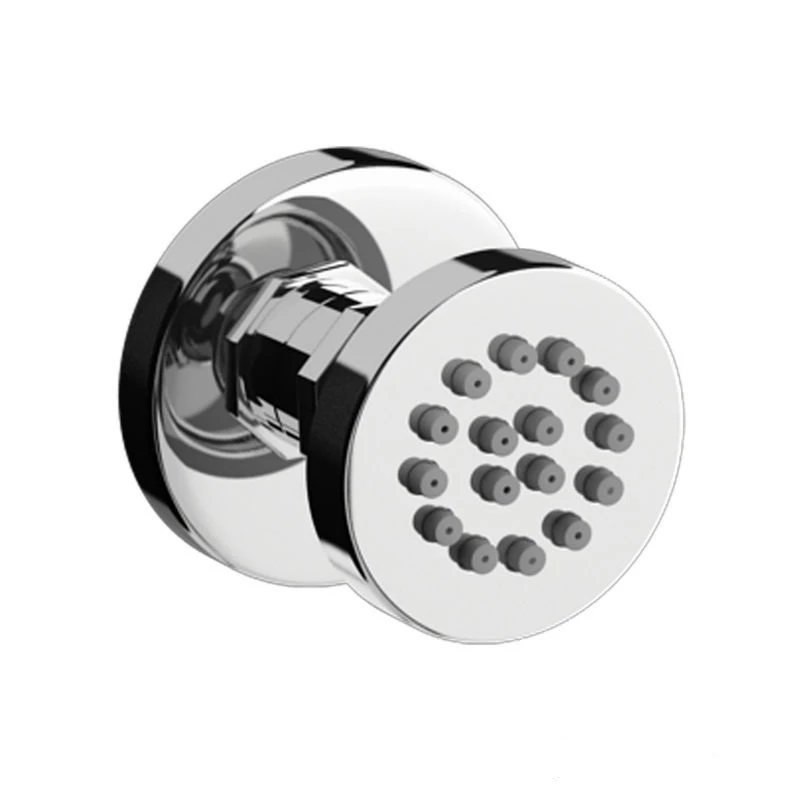 Bathroom Solid Brass Square Ch - Shower Body Jet Massage Spray Square recension och pris