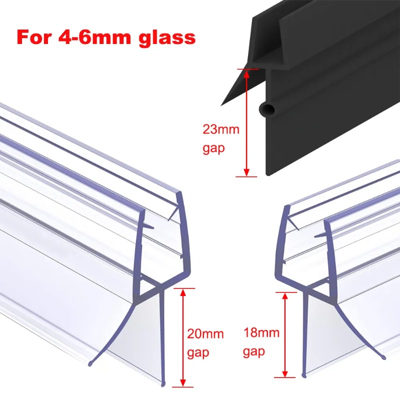 Shower Screen Door Seal Strip  - Shower Door Bottom Seal Strip Sweep recension och pris