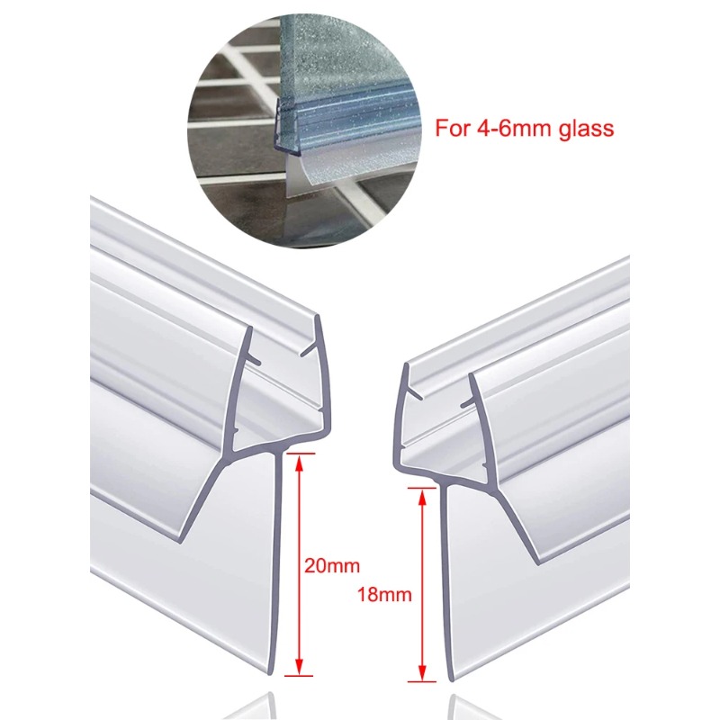 Shower Screen Door Seal Strip  - Shower Door Bottom Seal Strip Sweep recension och pris