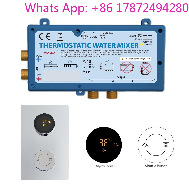 WiFi APP Control Concealed Sho - Concealed Thermostatic Shower System Set recension och pris