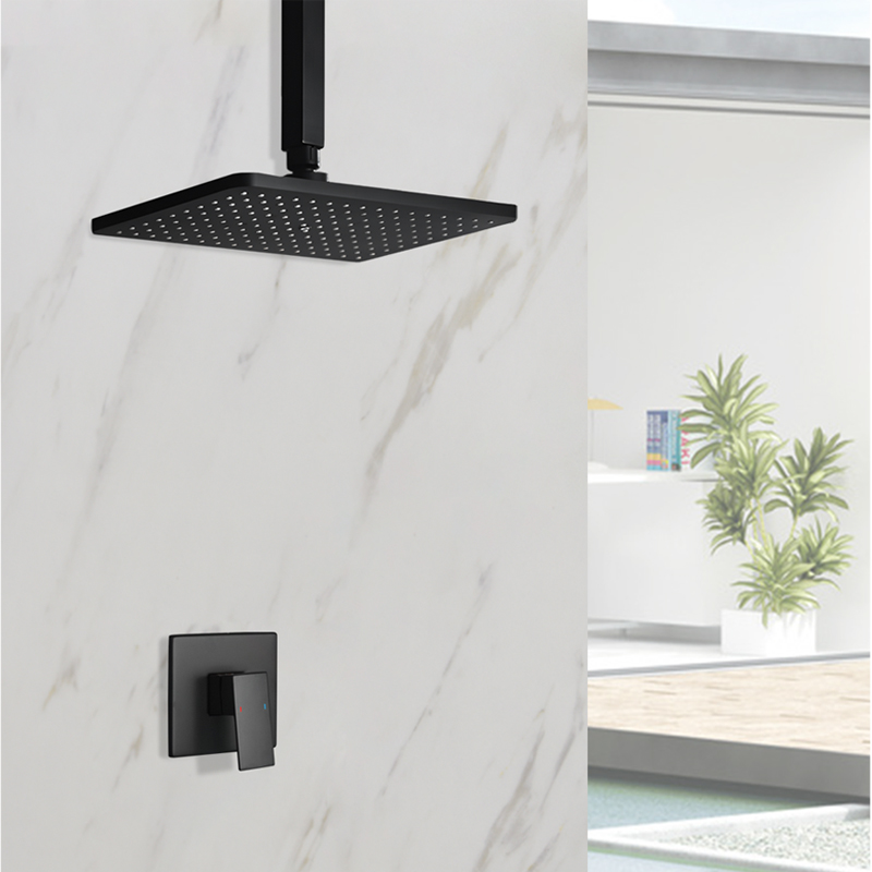 In Wall Concealed Bathroom Sho - Shower Arm Ceiling Mount Brass Chrome recension och pris