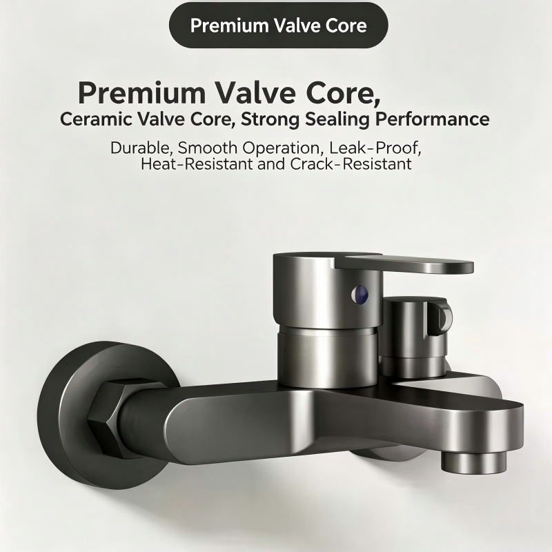 Universal Wall Mounted Thermos - Thermostatic Shower Faucet Valve 3 Way recension och pris