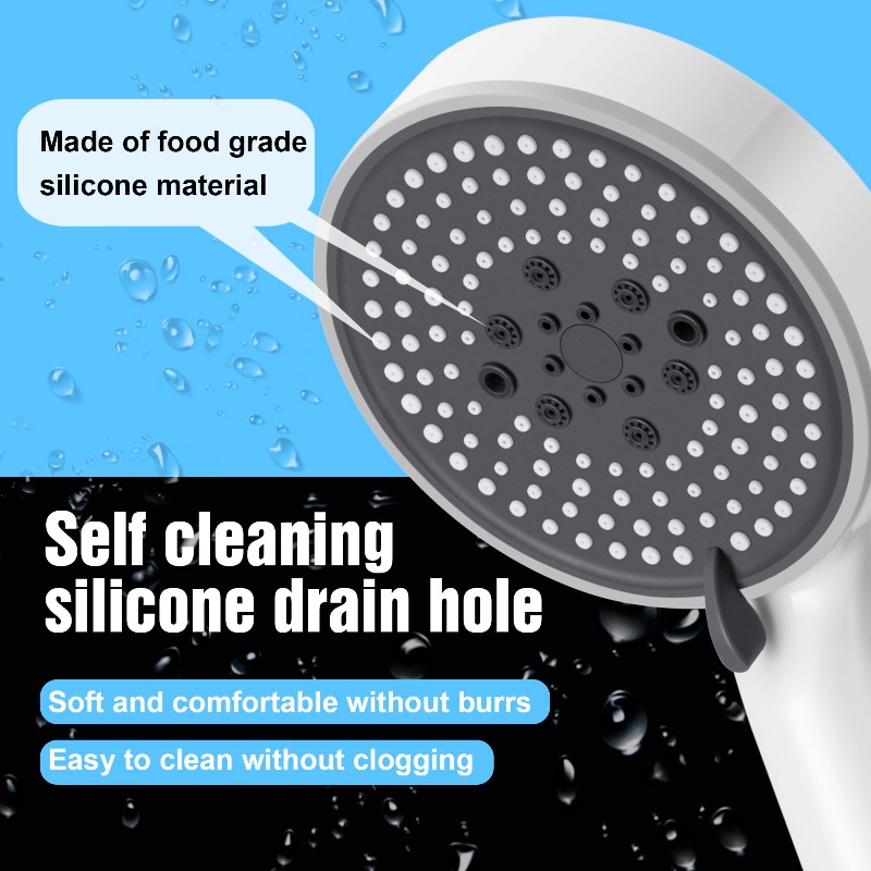 Five Speed Adjustable Shower H - Handheld Shower Head High Pressure Filter recension och pris
