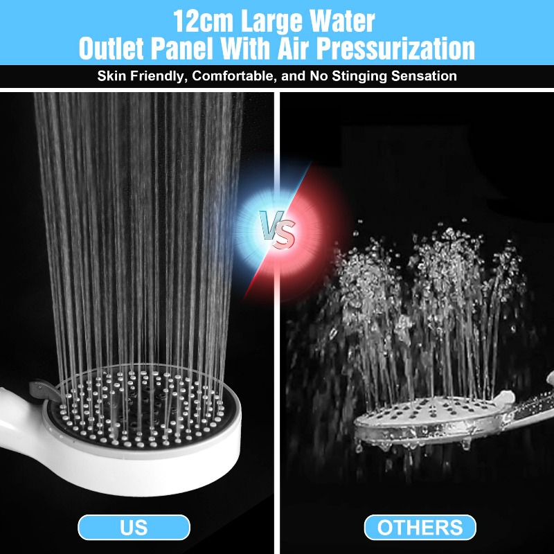 Five Speed Adjustable Shower H - Handheld Shower Head High Pressure Filter recension och pris