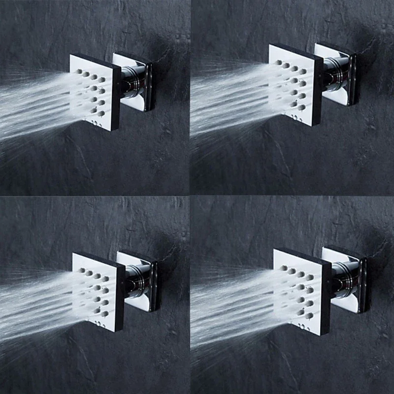 Body Shower Jets Bathroom Soli - Shower Body Jet Massage Spray Square recension och pris