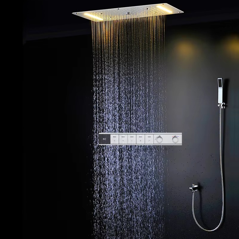 Bathroom Smart LED Rainfall Wa - Led Rainfall Shower Head Waterfall recension och pris