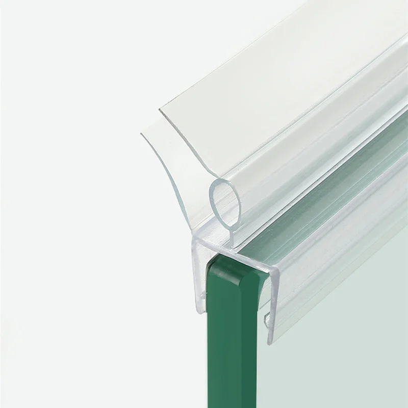 2X50CM Transparent shower seal - Shower Door Bottom Seal Strip Sweep recension och pris