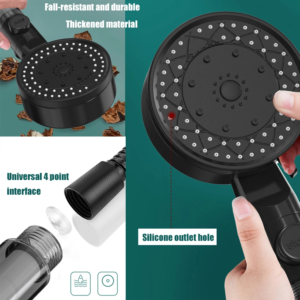 10 Spray High-Pressure Water S - Handheld Shower Head High Pressure Filter recension och pris