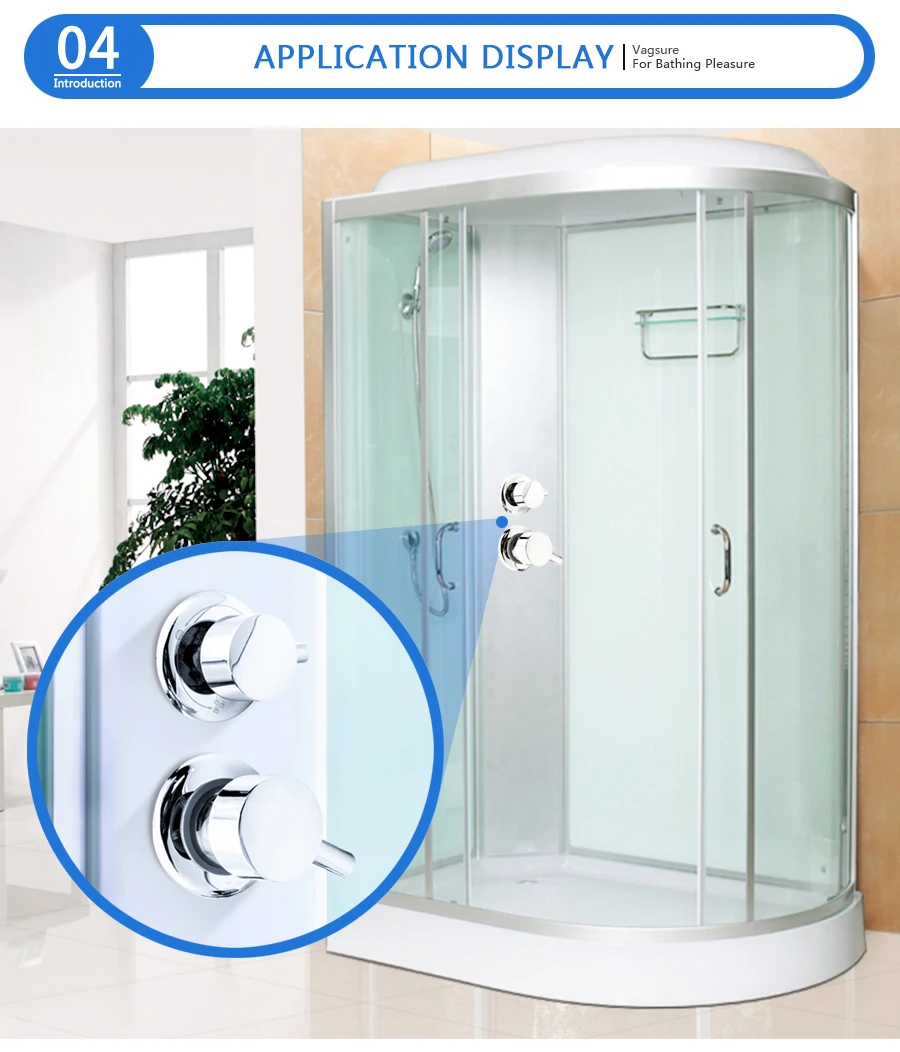 2/3/4/5 Ways Water Outlet Scre - Thermostatic Shower Faucet Valve 3 Way recension och pris