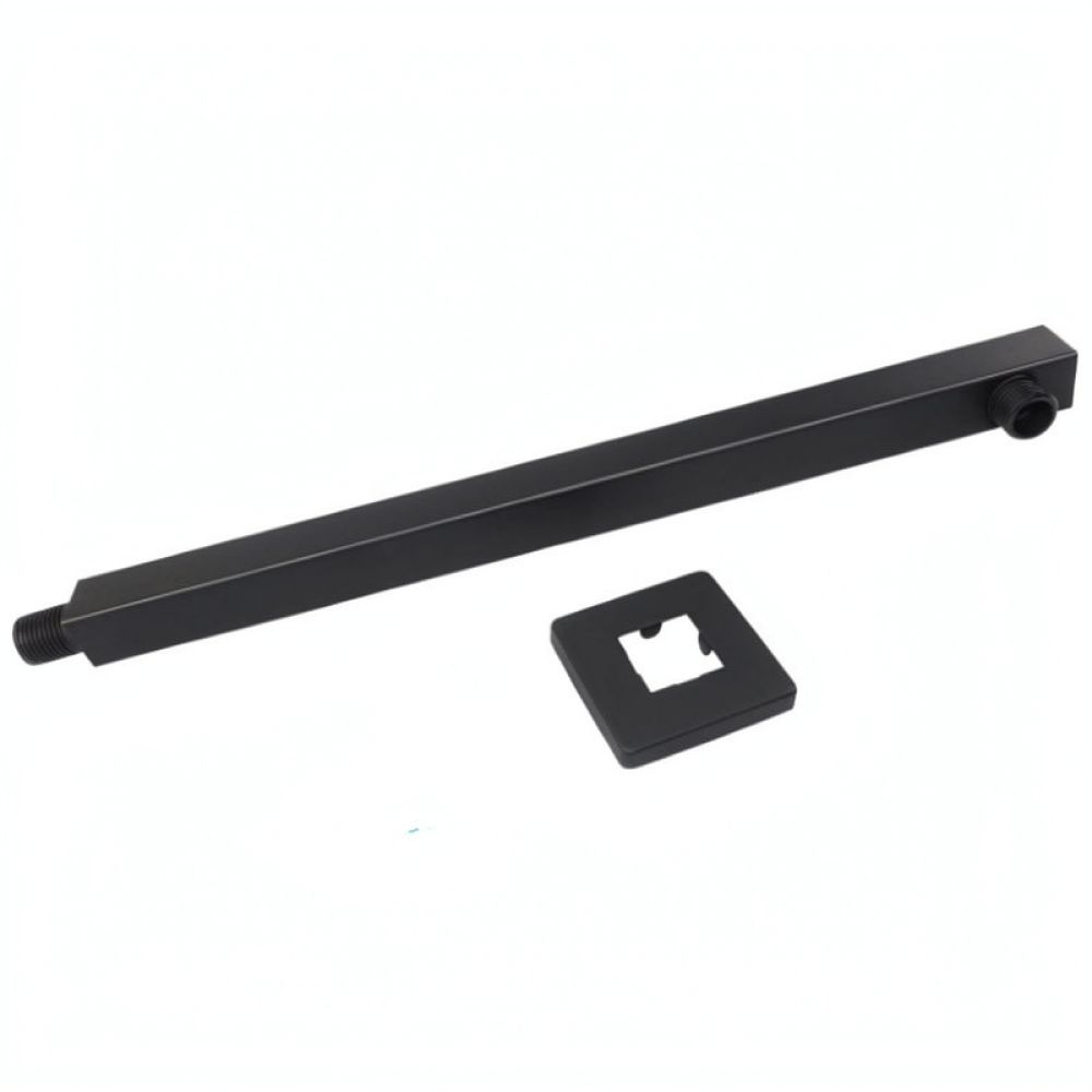 40cm Wall Mounted Square Showe - Rainfall Shower Head Ceiling Mount 16 Inch recension och pris