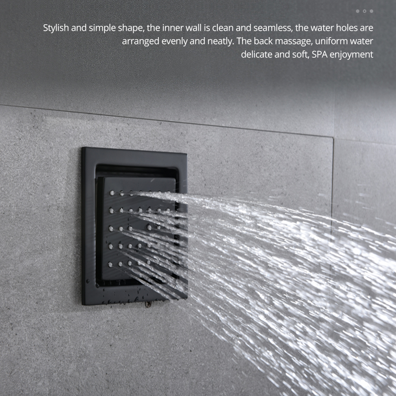 4 Inch Shower Body Nozzle Side - Shower Body Jet Massage Spray Square recension och pris