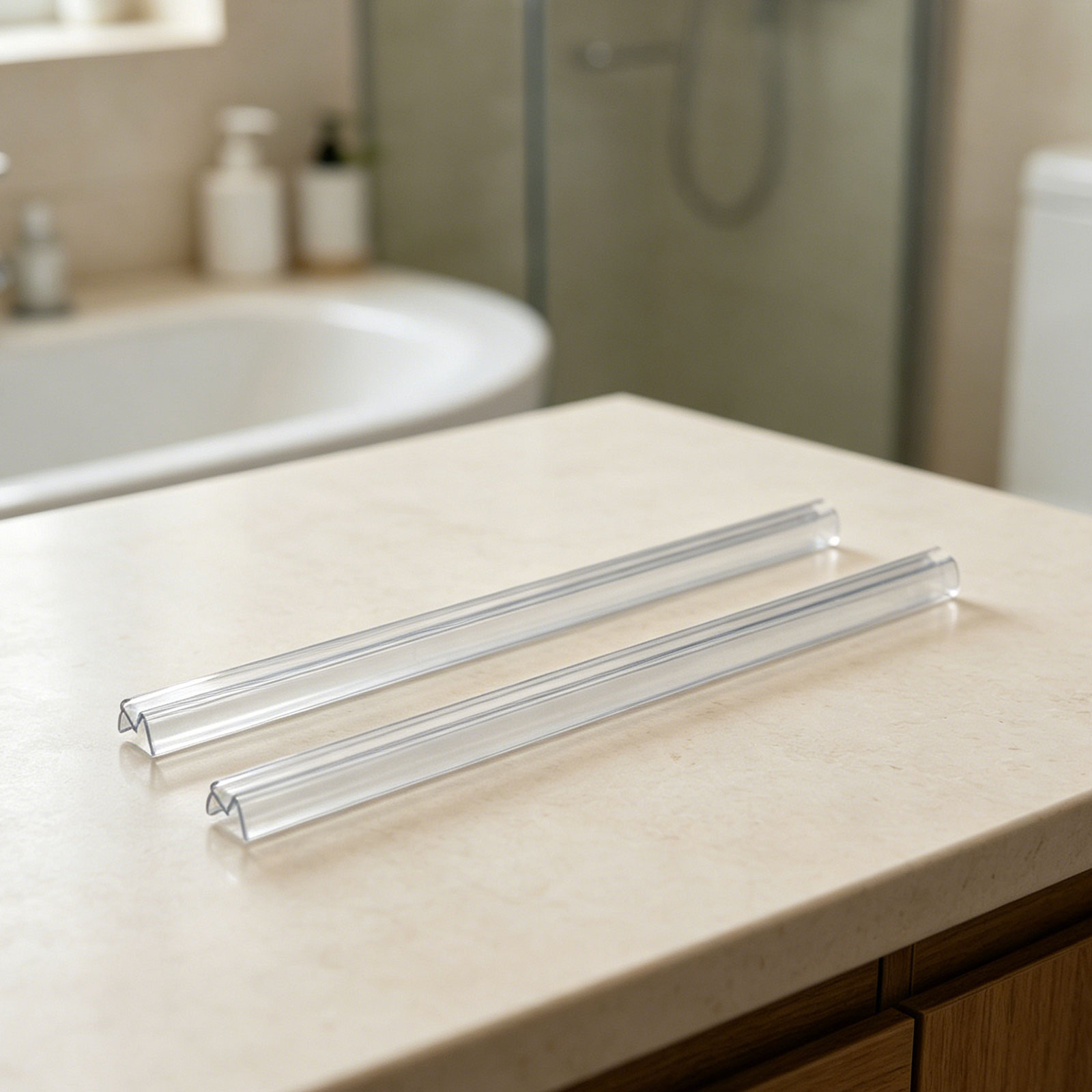 2Pack Shower Door Bottom Seal  - Shower Door Bottom Seal Strip Sweep recension och pris