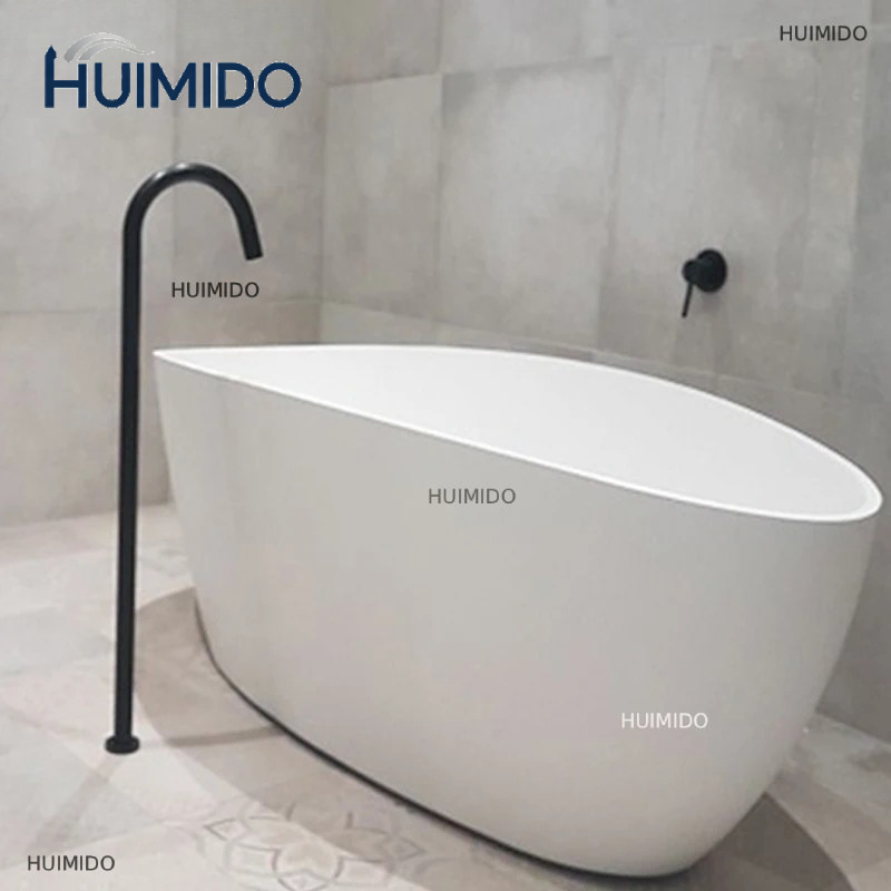 Brass Chrome Or Matte Black Fi - Freestanding Bathtub Filler Faucet Floor recension och pris