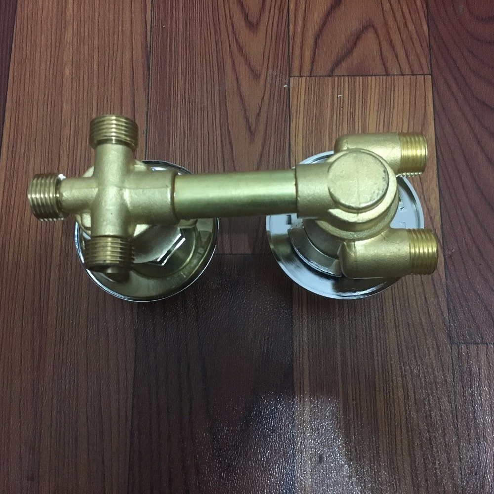 2/3/4 Ways Outlet Brass Mixing - Thermostatic Shower Faucet Valve 3 Way recension och pris
