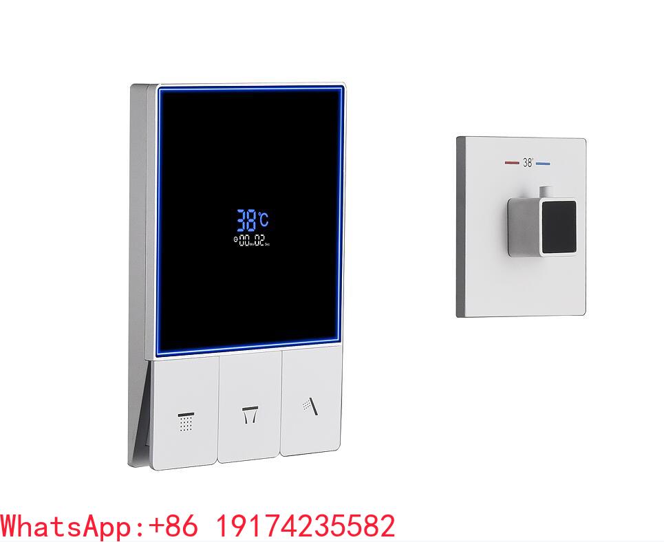Newest White Solid Brass Conce - Thermostatic Mixing Valve Digital Display recension och pris