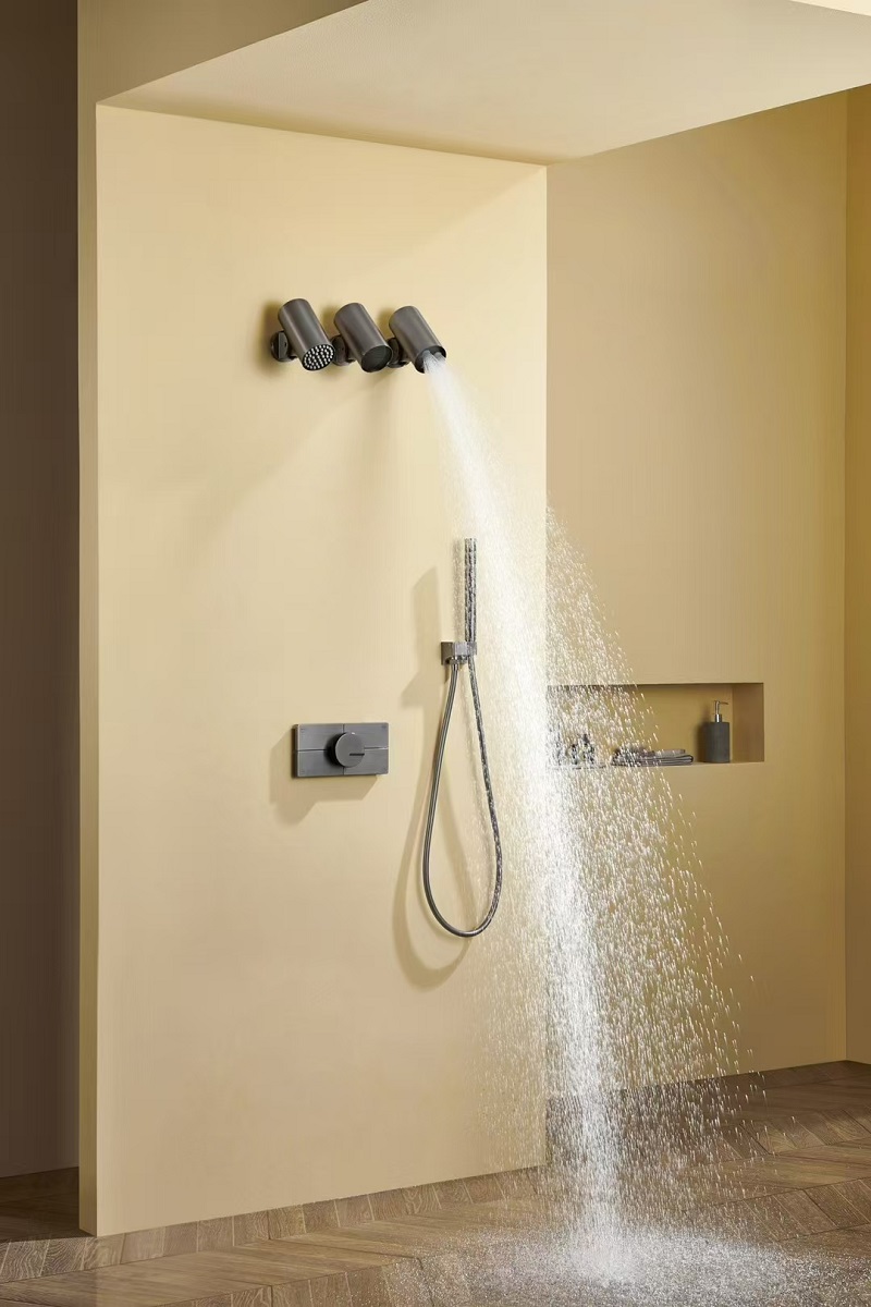 3 pcs Shower head Thermostatic - Concealed Thermostatic Shower System Set recension och pris