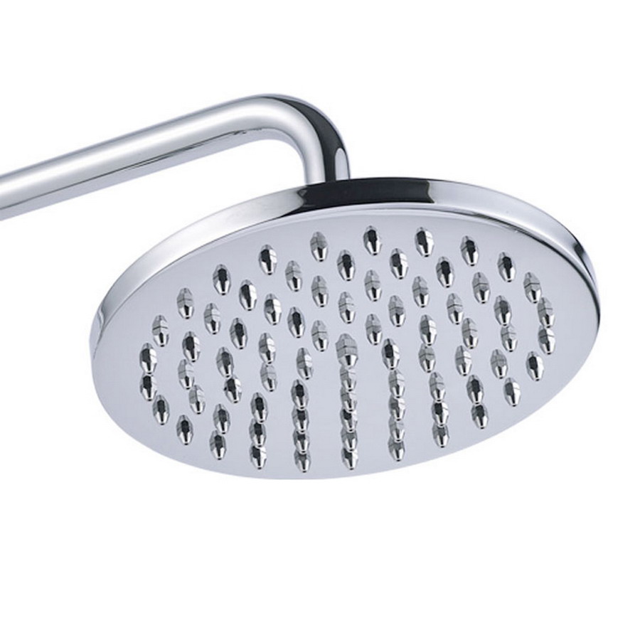 Polished Chrome 8 Inch Round R - Shower Arm Ceiling Mount Brass Chrome recension och pris