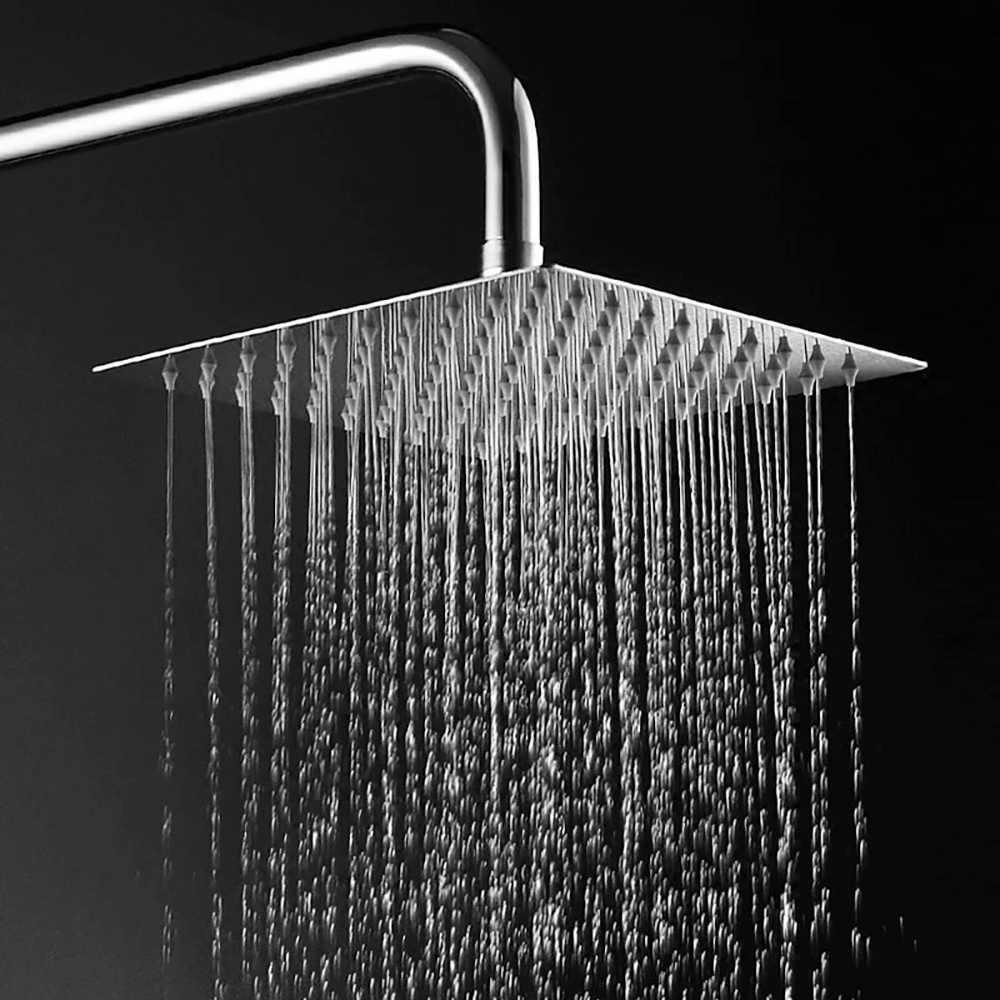 Square Round 16/20/24 Inch Bat - Rainfall Shower Head Ceiling Mount 16 Inch recension och pris