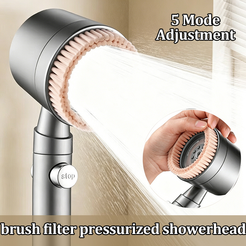 5 Gear Adjustable Handheld Sho - Handheld Shower Head High Pressure Filter recension och pris