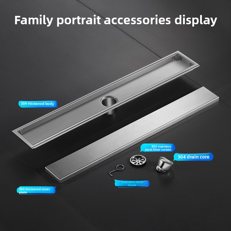 304 Stainless Steel Invisible  - Linear Shower Drain Stainless 304 Tile In recension och pris