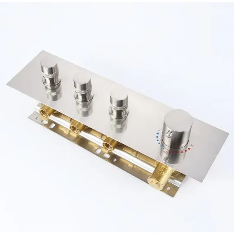 Brass Thermostatic Shower Valv - Thermostatic Shower Faucet Valve 3 Way recension och pris