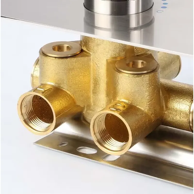 Brass Thermostatic Shower Valv - Thermostatic Shower Faucet Valve 3 Way recension och pris